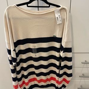Men’s Lacoste Stripped Sweater *NWT* Sz XXL
